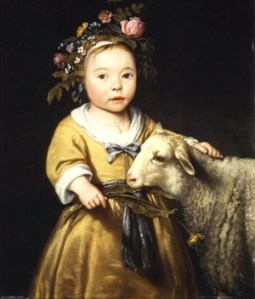 2s Aelbert Cuyp (1620-1691)  Girl with a Lamb (2)